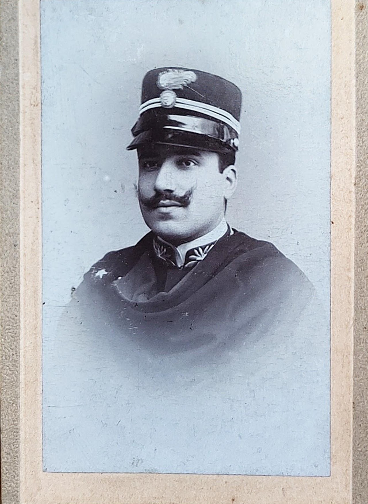 Ritratto fotografico d’epoca di un membro della casata