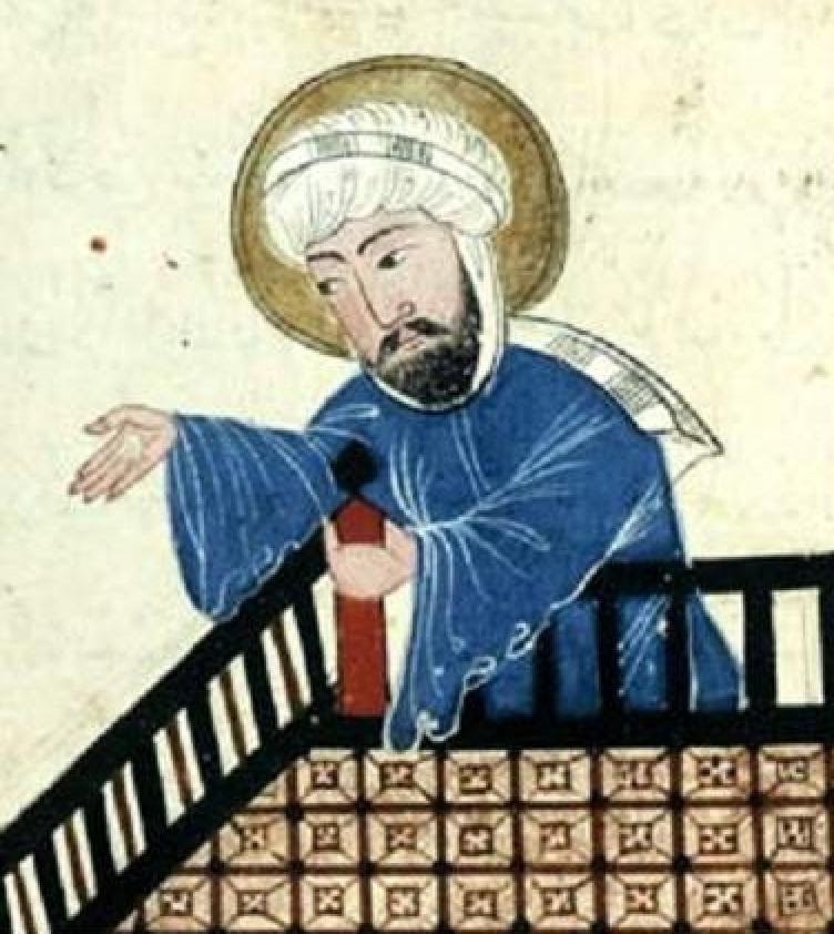 Miniatura storica raffigurante Maometto, il Profeta dell’Islam